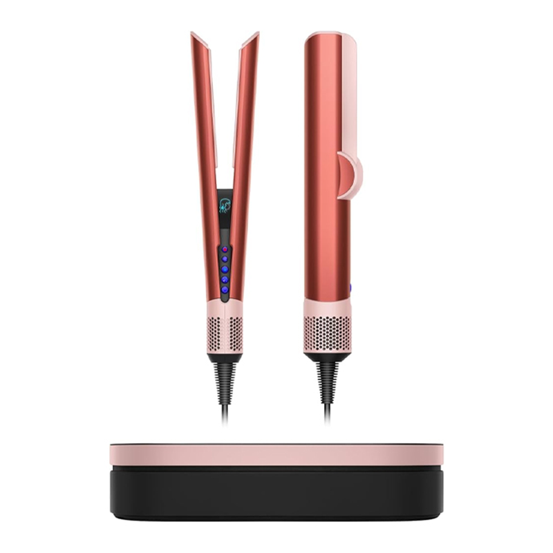 DysonAirstraitStraightenerStrawberryBronzeHT01 اتو مو سشوار دایسون مدل Dyson Airstrait Straightener Strawberry Bronze HT01