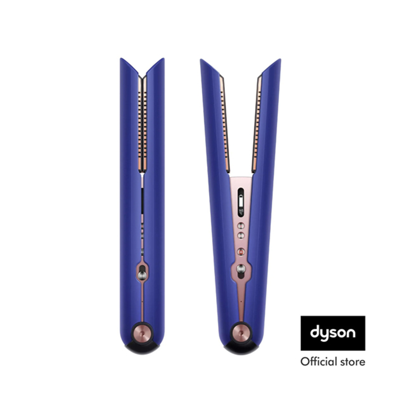 DysonCorraleStraightenerVincablue&RoseHT01 اتو مو دایسون مدل Dyson Corrale Straightener Vinca blue & Rose HT01